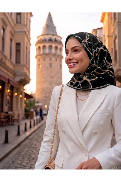 Sisley İPEK SATEN EŞARP-2033-90*90