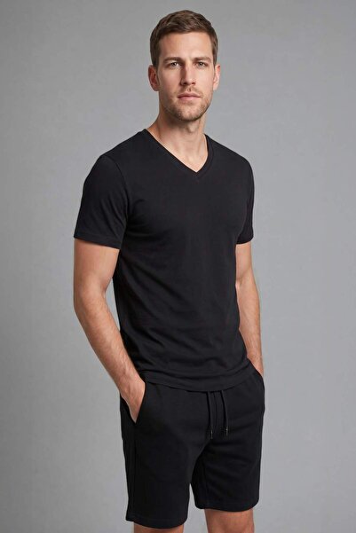 DeFacto Baumwoll-T-Shirt in Übergröße aus dehnbarem Stoff H1517AX26SP