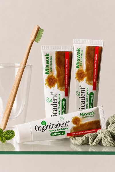 Organicadent Misvaklı Doğal Diş Macunu (3'lü Paket)