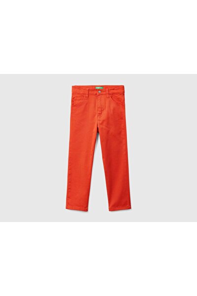 United Colors of Benetton Plain Black Pants for Boys
