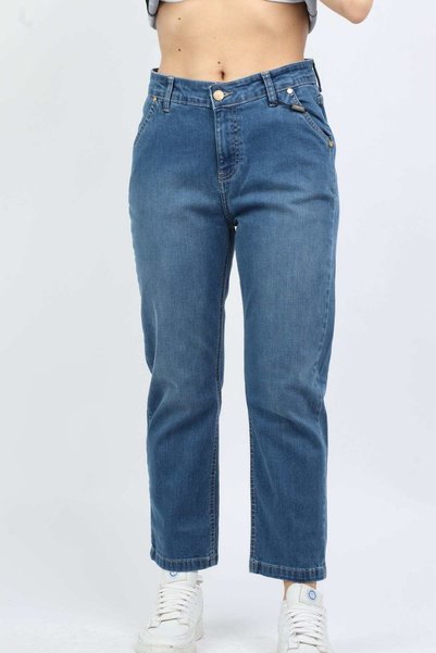 DALYDRESS High-Waisted Boyfriend Pants