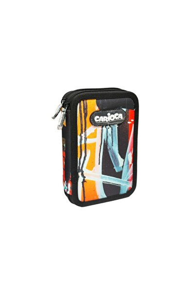 carioca Penar equipat cu spray, 2 fermoare, negru