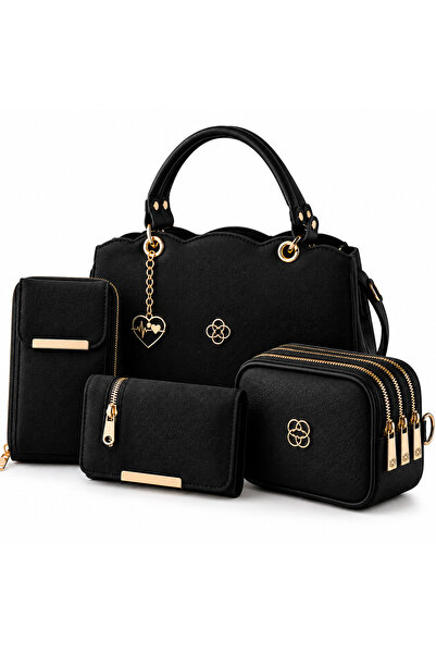 MODAMARKM Modern Women's 4-Piece Bag Combination, Stylish, Casual, Gift-Ready...