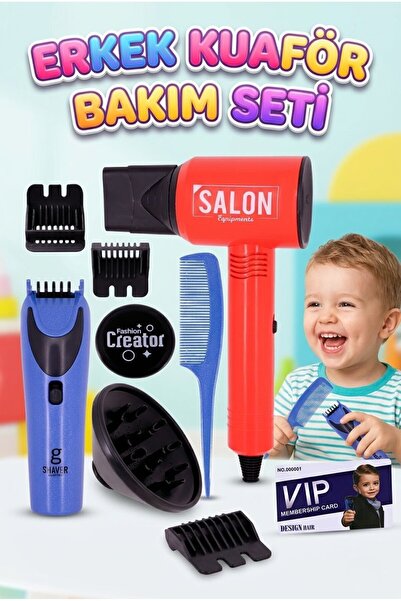 Tıfıl Toys Oyuncak Erkek Çocuk Kuaför Bakım Seti