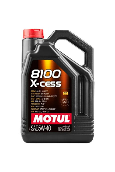 Motul 8100 X-cess 5W40 моторно масло 5 л