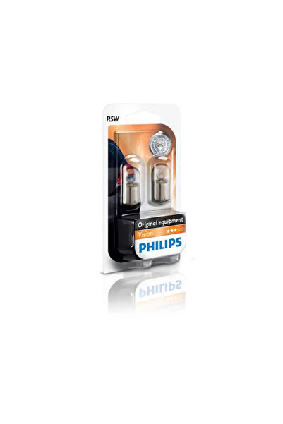 Philips Комплект от 2 халогенни автомобилни крушки Vision R5W 5W 12 V 12821B2