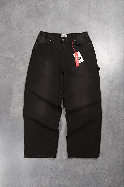 Crupt Studio Shadow Damage Carpenter Super Baggy Erkek Jean Pantolon