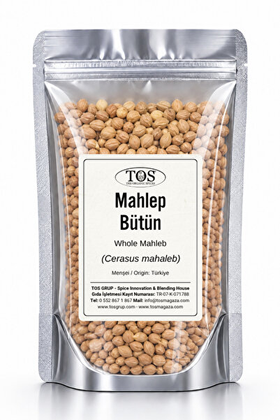 TOS The Organic Spices Mahlep Bütün 50 gr (1. KALİTE) Cerasus Mahaleb / Whole...
