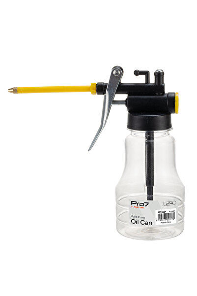 Lawazim Pro7 Transparent Oil Can Pump - Manual Oiler with Rigid Spout for Tig...