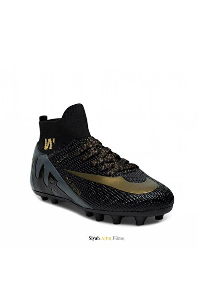 Walked Pantofi sport de fotbal pentru băieți, cu crampon cu crampoane, covor,...