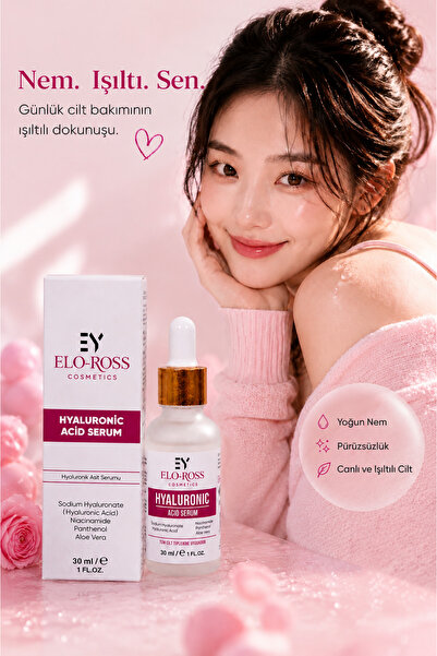 Elo Ross Hyaluronik Asit Serum Yoğun Nemlendirici Cilt Bakım Serumu