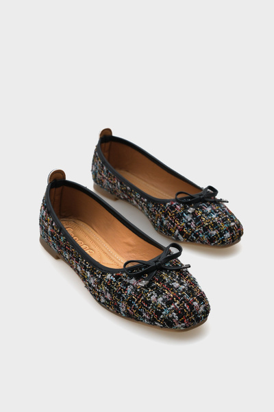 Capone Outfitters Дамски черни балерини Hana Trend