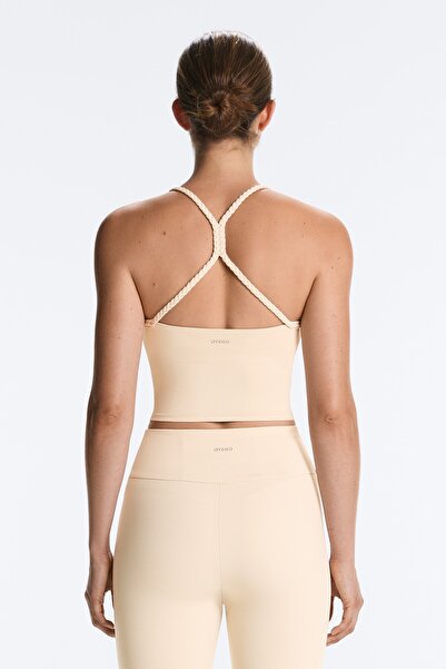 Oysho Örgü detaylı Comfortlux tank top