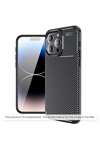 Techsuit Husă pentru Samsung Galaxy A56 5G - Fibră de carbon - Negru