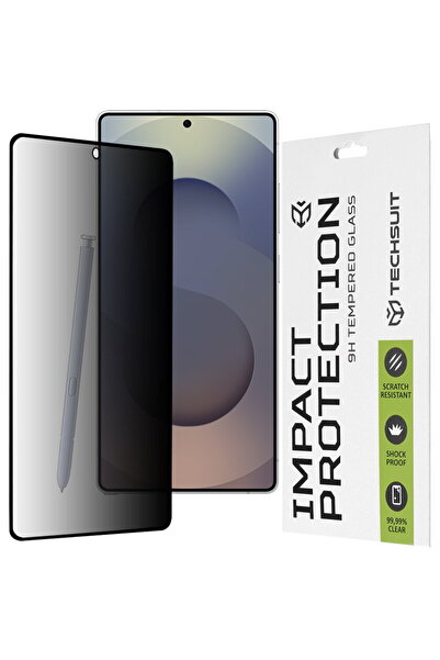 Techsuit Folie pentru Samsung Galaxy S25 Ultra - 111D Privacy Full Glue - Negru