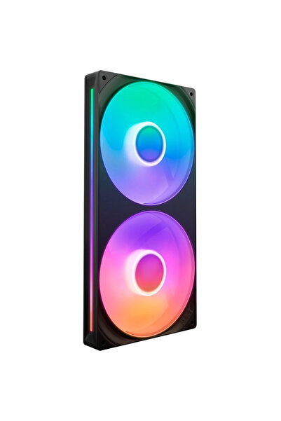 Nzxt RF-U28HF-B1, 140 mm ARGB, 600–1400 rpm, 30,8 dB, 56,6 CFM, PWM, Negru