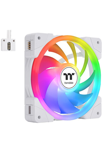 THERMALTAKE Swafan EX12 ARGB White TT Premium Edition, 120 mm, 3 bucăți