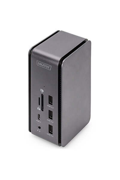 Digitus Stație de andocare USB 4.0 14 în 1, 2x Video 8K/30Hz, 3x USB 10GHz