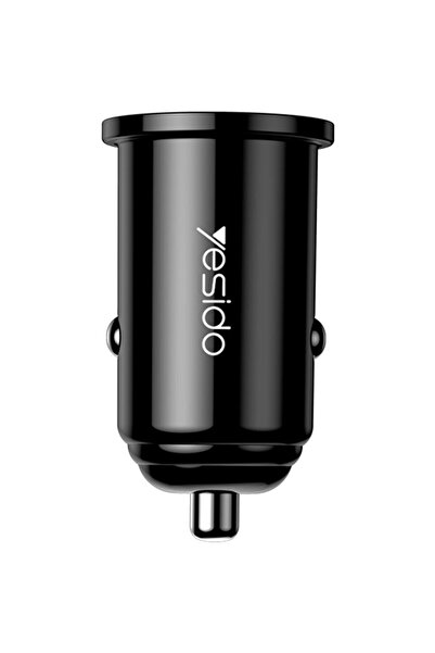 Yesido Încărcător Auto QC3.0, FCP, AFC, 18W, 3A - (Y38) - Negru