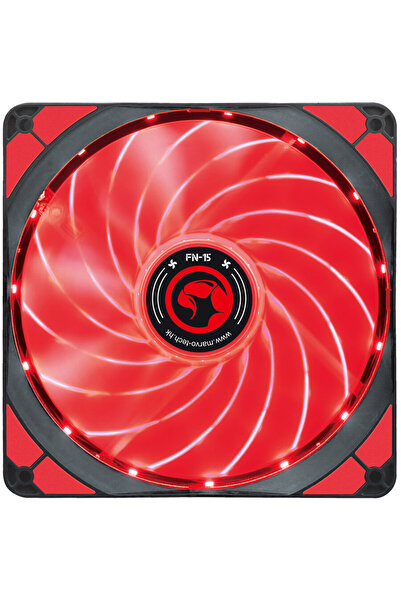 MARVO Ventilator 140 mm FN-15 LED roșu