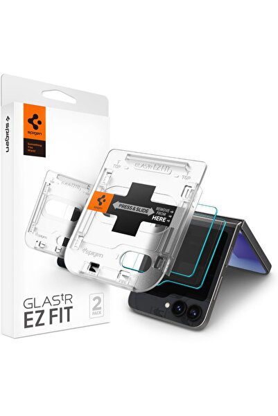 Spigen Защитно фолио за Samsung Galaxy Z Flip6 (комплект 2 броя) - Glas.tR EZ...
