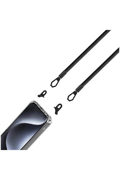 Celly FREEDOM CASE - Husă iPhone 15 Pro + negru lacuit [FREEDOM]