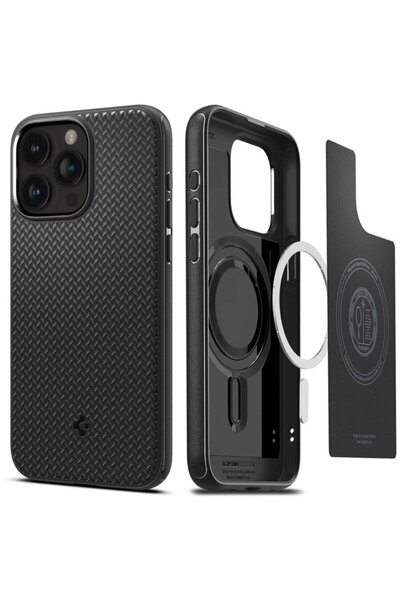 Spigen iPhone 15 Pro Case - Mag Armor - Matte Black