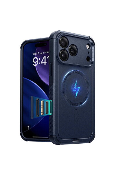 ESR Cyber Halolock - HusДѓ telefon - compatibil cu Apple iPhone 17 Pro Max - ...