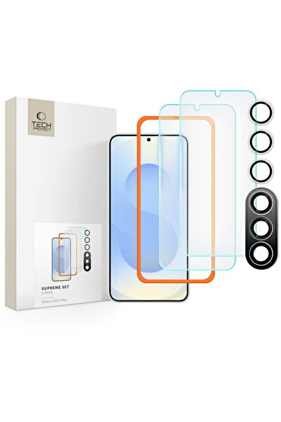 Tech-Protect Set sticlДѓ securizatДѓ Supreme pentru Galaxy S25+ Plus, pachet ...