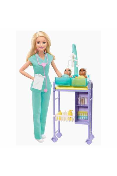 Barbie Ben Büyüyünce Meslek Setleri Çocuk Doktoru Sarışın