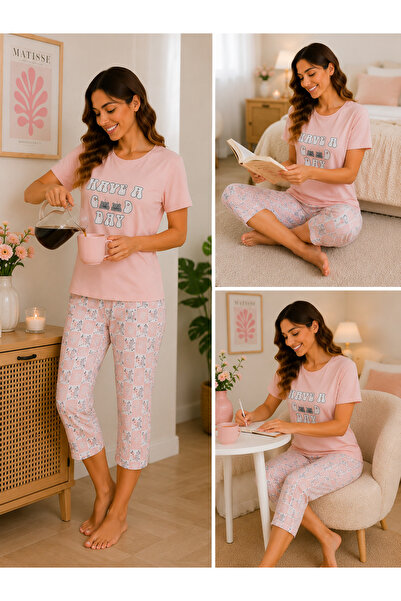 SERPİL Kadın Alt Üst Pijama Takımı Gecelik