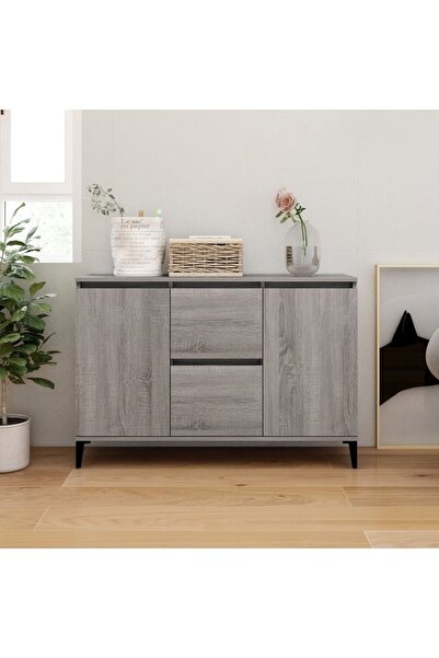 Concept Servantă, gri sonoma, 104x35x70 cm, lemn prelucrat