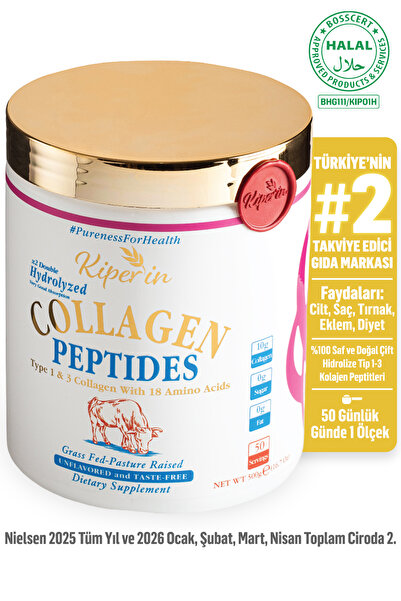 Kiperin %100 Pure And Natural High Bioactive Double Hydrolyzed Collagen Pepti...