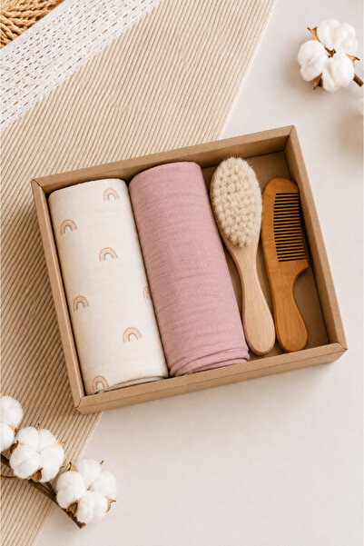 VERONA TARZ Premium Newborn Baby Gift Box with Muslin and Combed Cotton Blank...