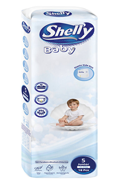 Shelly Baby 5 Numara Junior Bebek Bezi 18 Adet