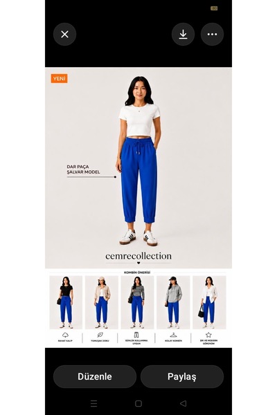Cemre Collection Şalvarsofyaketendarpaca