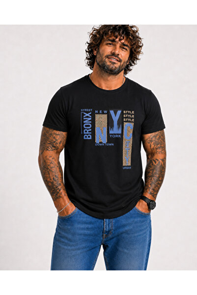 Starbattal Tricou cu gâtul în formă de O pentru bărbați, mărime mare, The Bro...