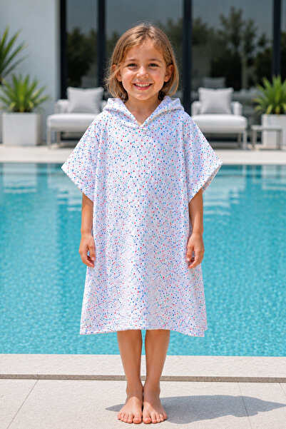 MAMA PADRE Müslin Çocuk Panço Unisex Model - Bebek & Çocuk Plaj ve Banyo Panço