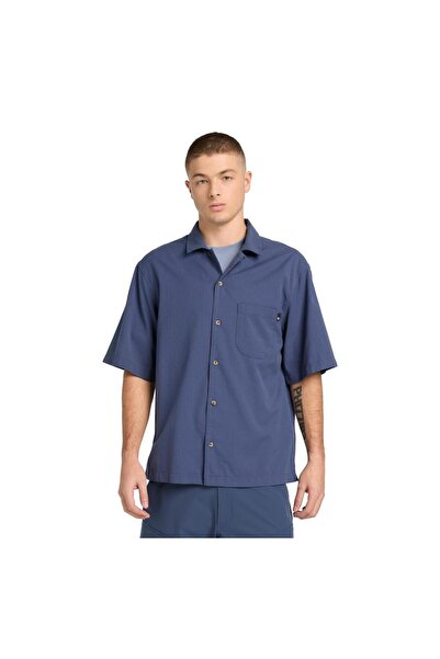 Timberland Ss Seersucker Resort Shirt Tb0A44B5Eyp1