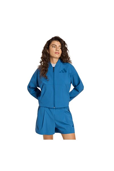 adidas Kf1822-K W Z.N.E. Wv Bom Women's Jacket Blue