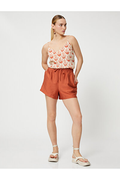 Koton X Şahika Ercümen - Modal Shorts with Tie Waist