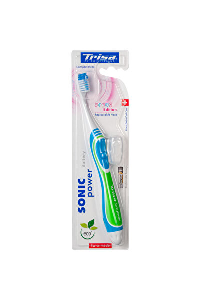 Trisa Periuță de dinți electrică Sonic Power Battery Young Edition, 22.000 vi...