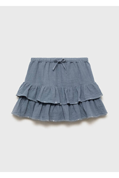 MANGO Kids Φούστα με παγιέτες και βολάν