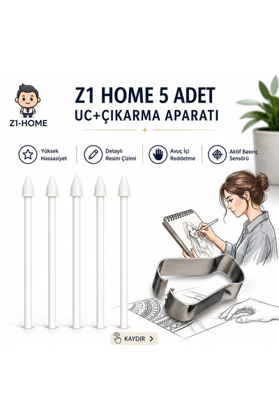 Z1 Home Samsung S PEN YEDEK UÇ TAB S6/S7/S8/S9/S10 TÜM SERİLERİ İLE UYUMLU