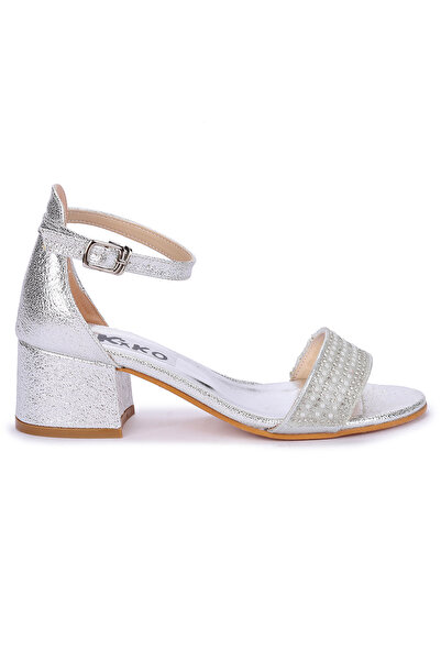 Kiko Kids Elinor Çatlak Günlük Kız Çocuk 3 Cm Topuklu Sandalet Abiye Ayakkabı