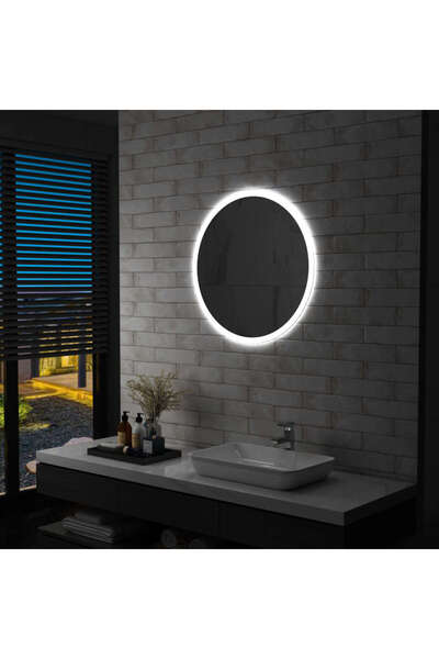 Concept Oglindă cu LED de baie, 70 cm