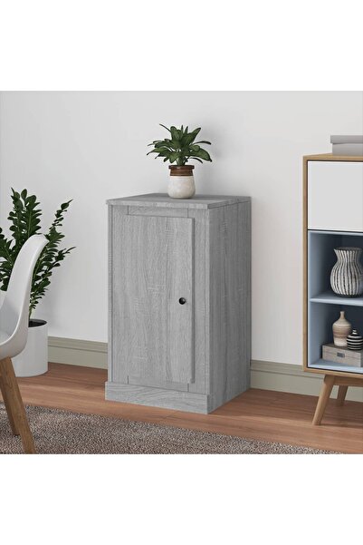 Concept Servantă, gri sonoma, 37,5x35,5x67,5 cm, lemn prelucrat