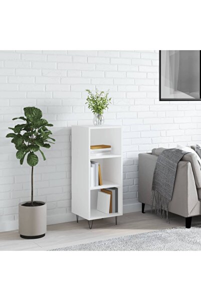 Concept Servantă, alb, 34,5x32,5x90 cm, lemn prelucrat