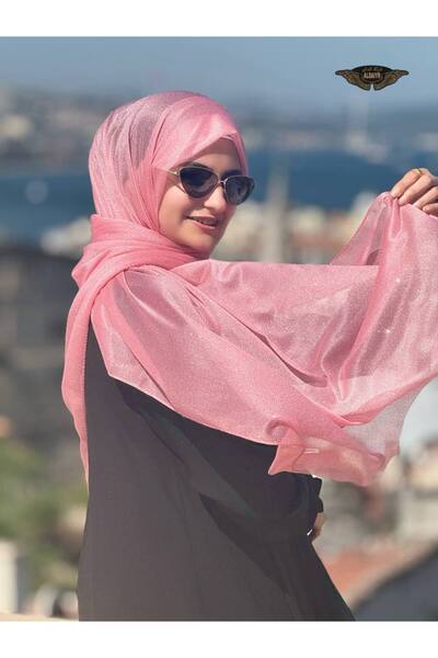ALDAIYR Silvery Chiffon Shawl