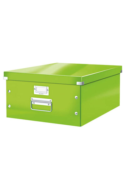 Leitz Cutie de depozitare WOW Click & Store, laminată, pliabilă, cu capac, mâ...